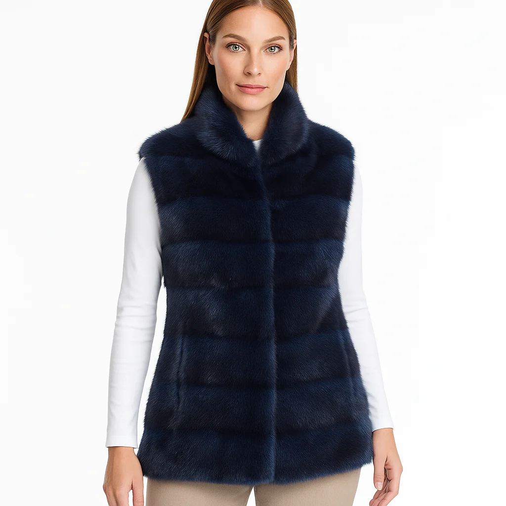 TIP DYED BARGUZINE SABLE  VEST - Image 5