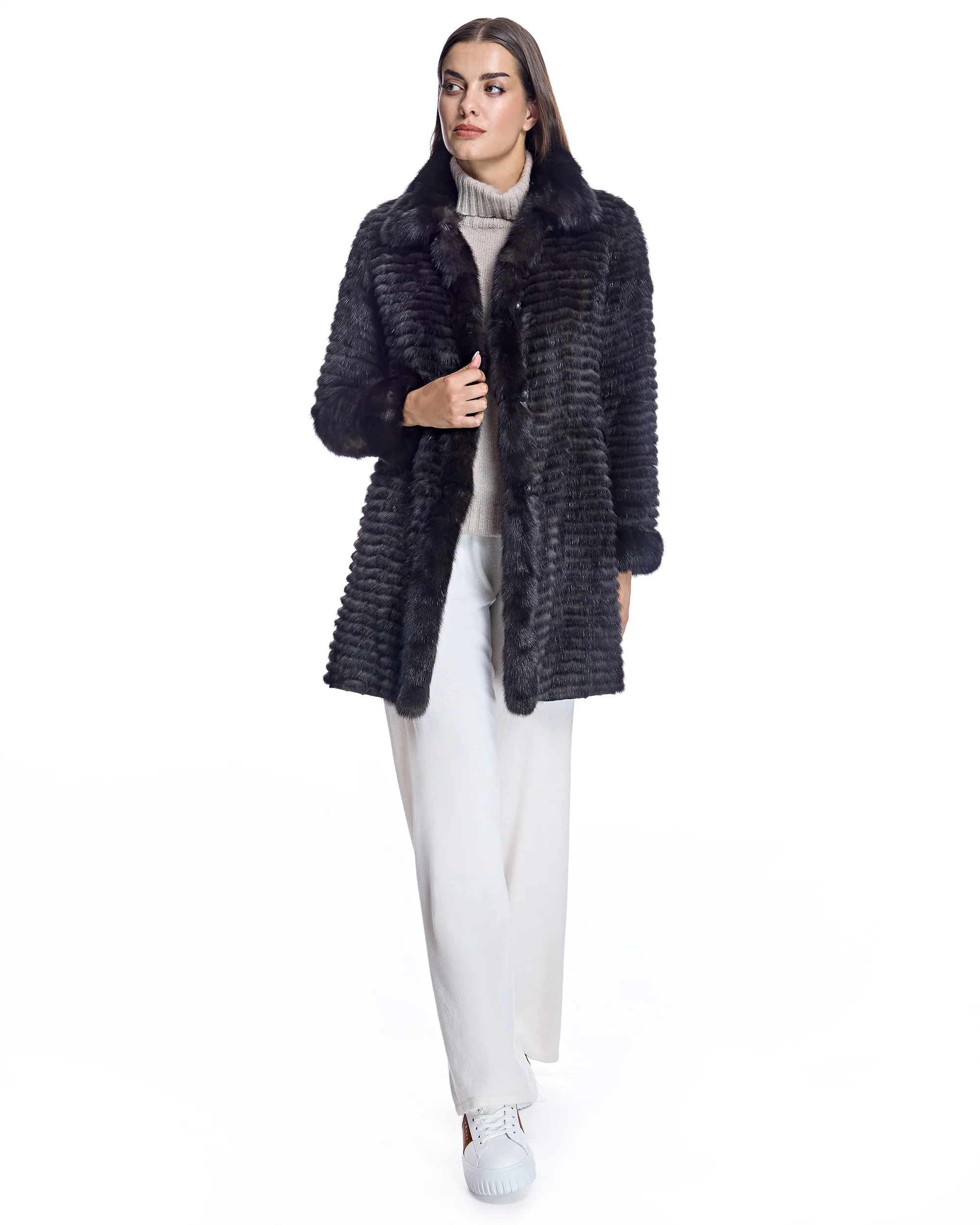 Sable Sections Reversible Coat - Image 4