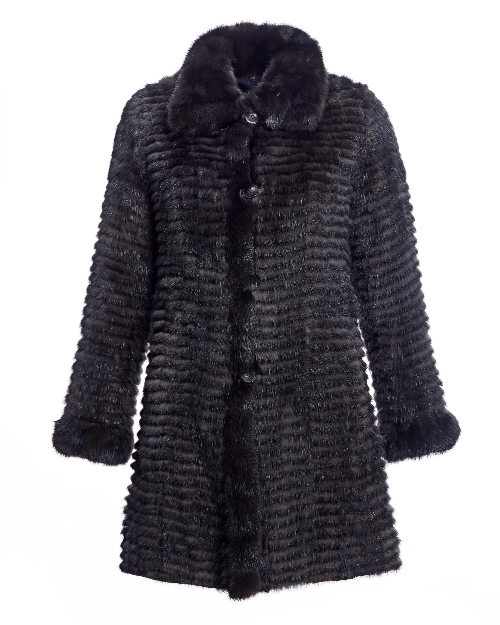 Sable Sections Reversible Coat - Image 5