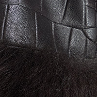 Croc Stamped Leather Jacket -Maximilian - Image 14