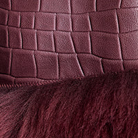 Croc Stamped Leather Jacket -Maximilian - Image 7