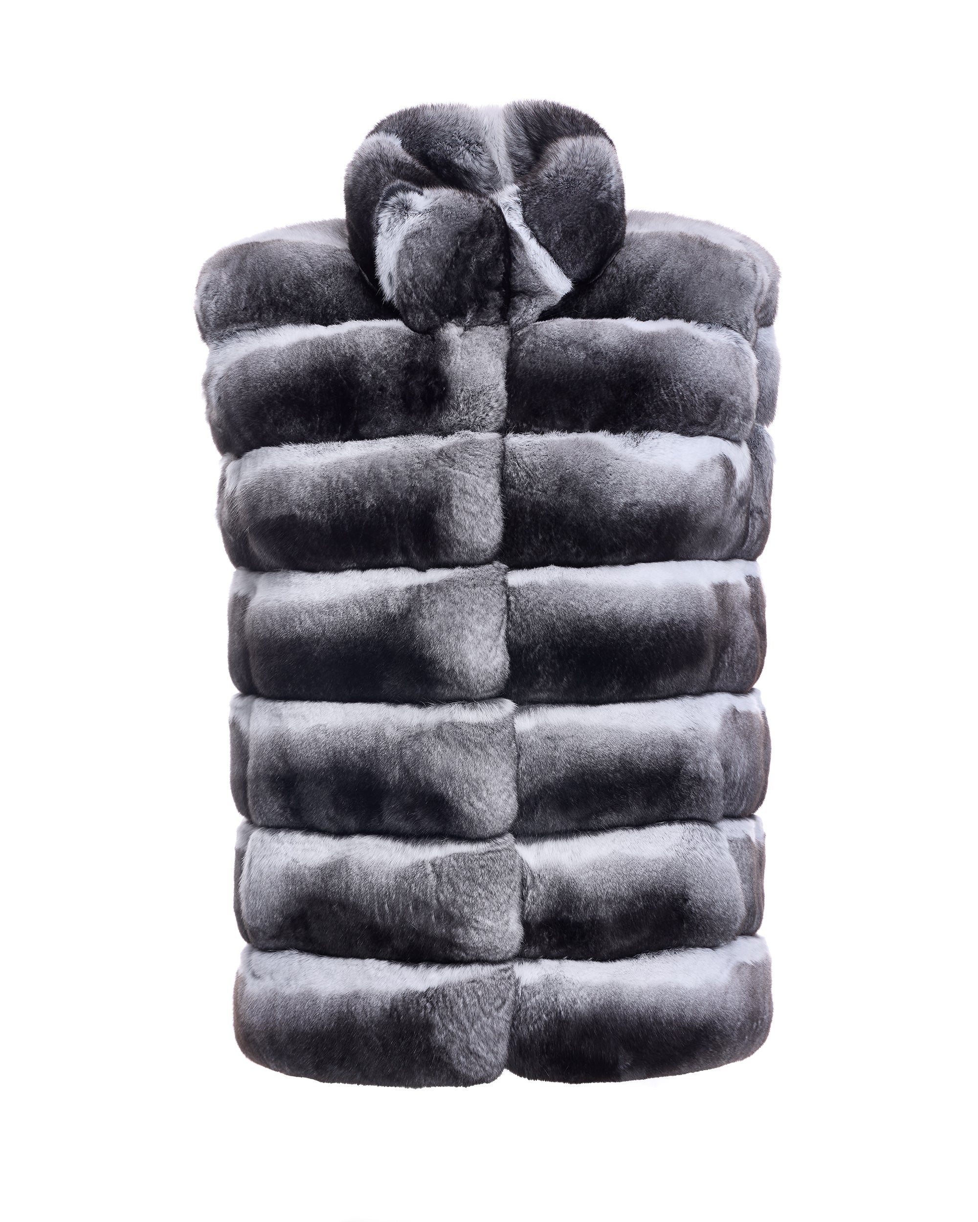 Cropped Chinchilla Vest - Image 5
