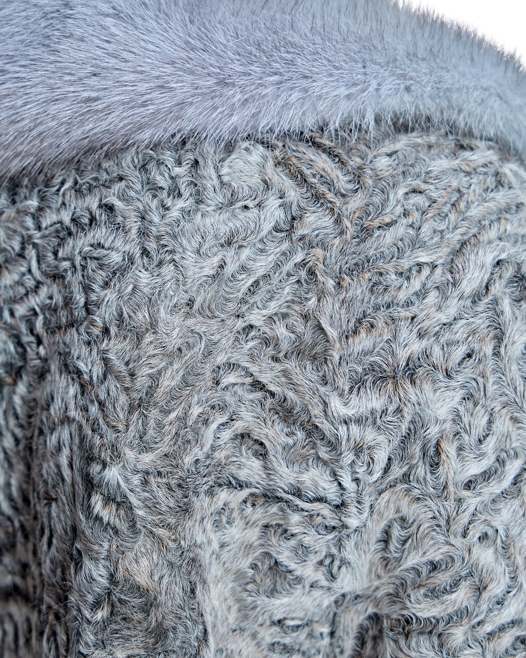Swakara Lamb Jacket with Mink Notch Collar-Maximilian - Image 11