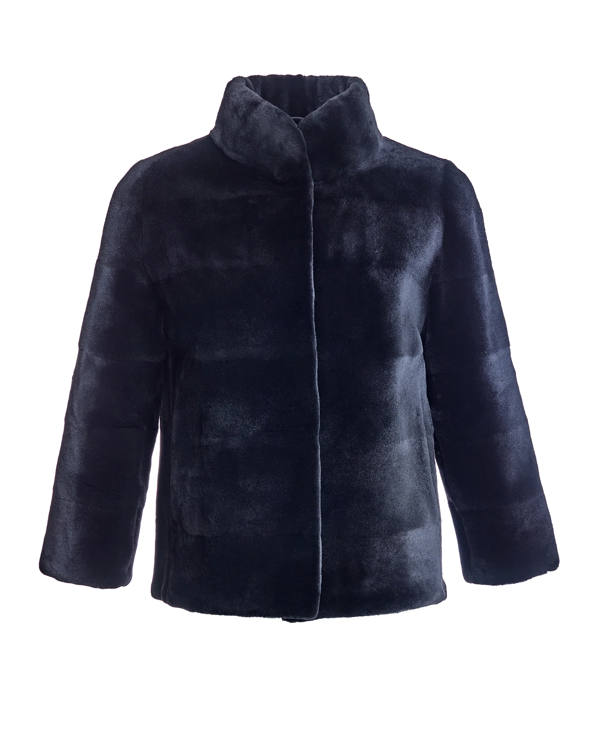Horizontal Sheared Mink Jacket - Image 5