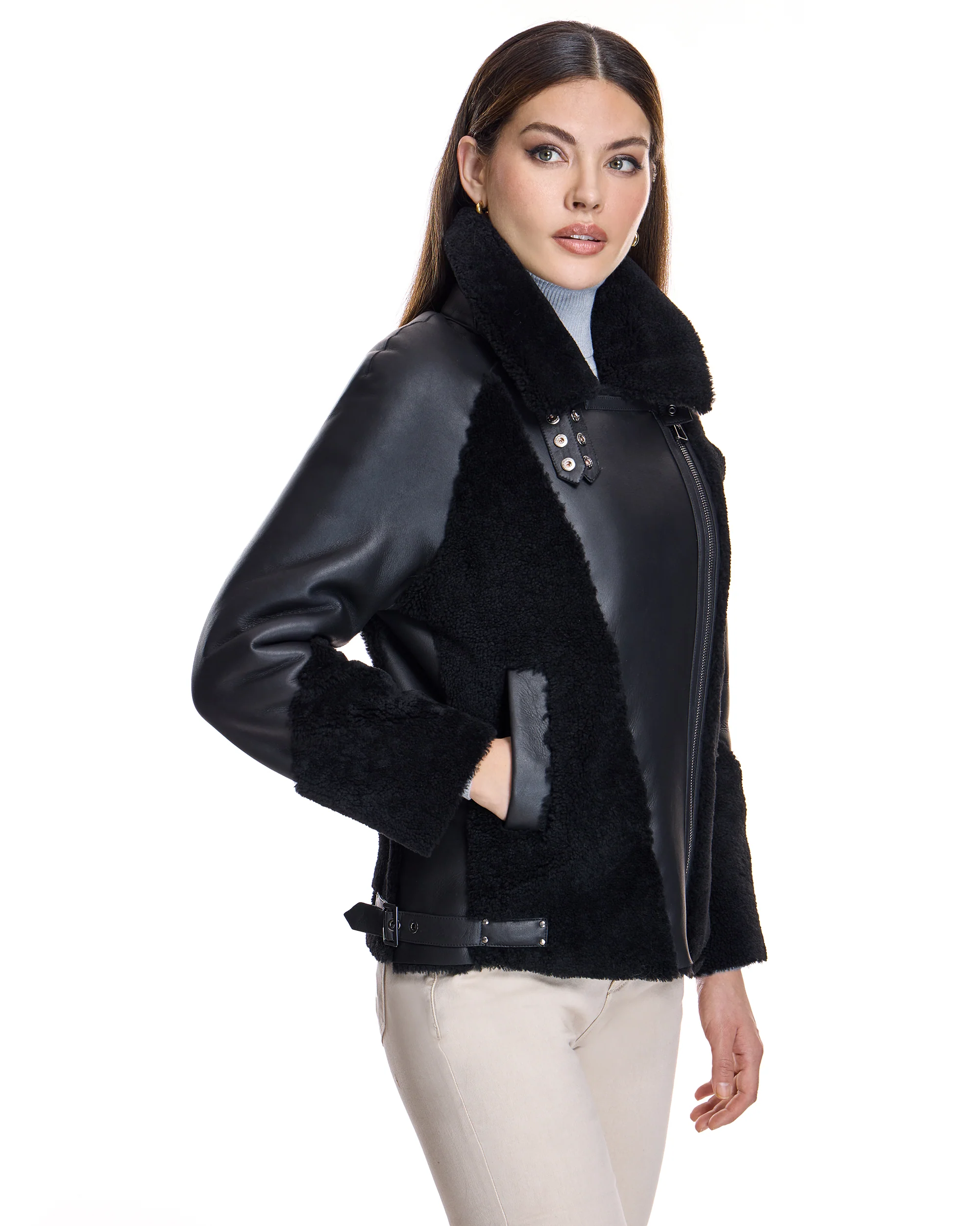 Shearling Lamb Jacket - Image 3