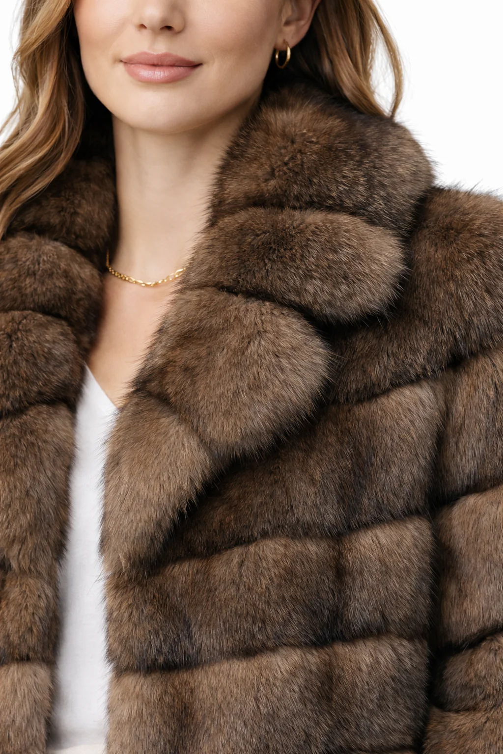 Tip-Dyed Barguzin Russian Sable Jacket - Image 3