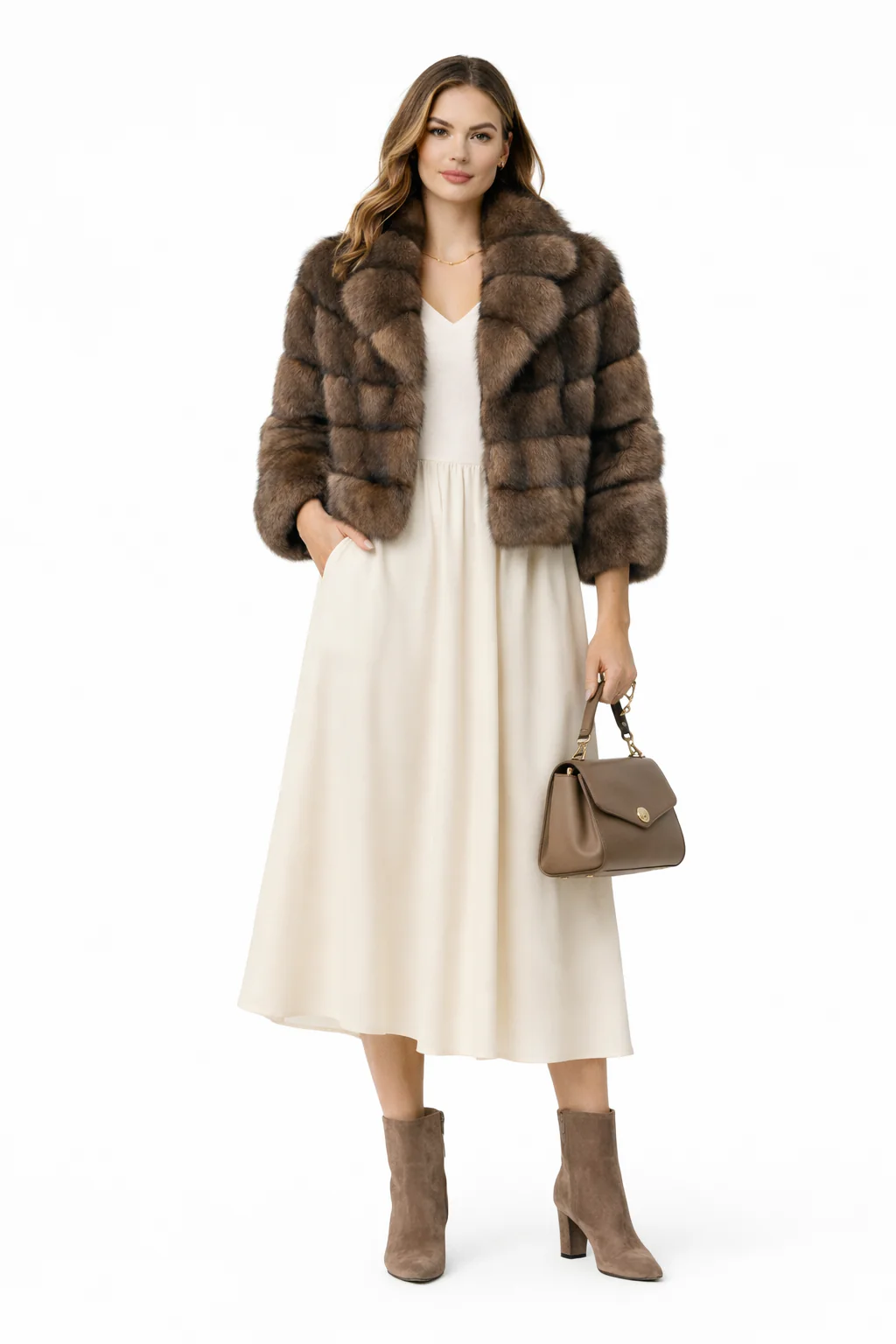 Tip-Dyed Barguzin Russian Sable Jacket - Image 6