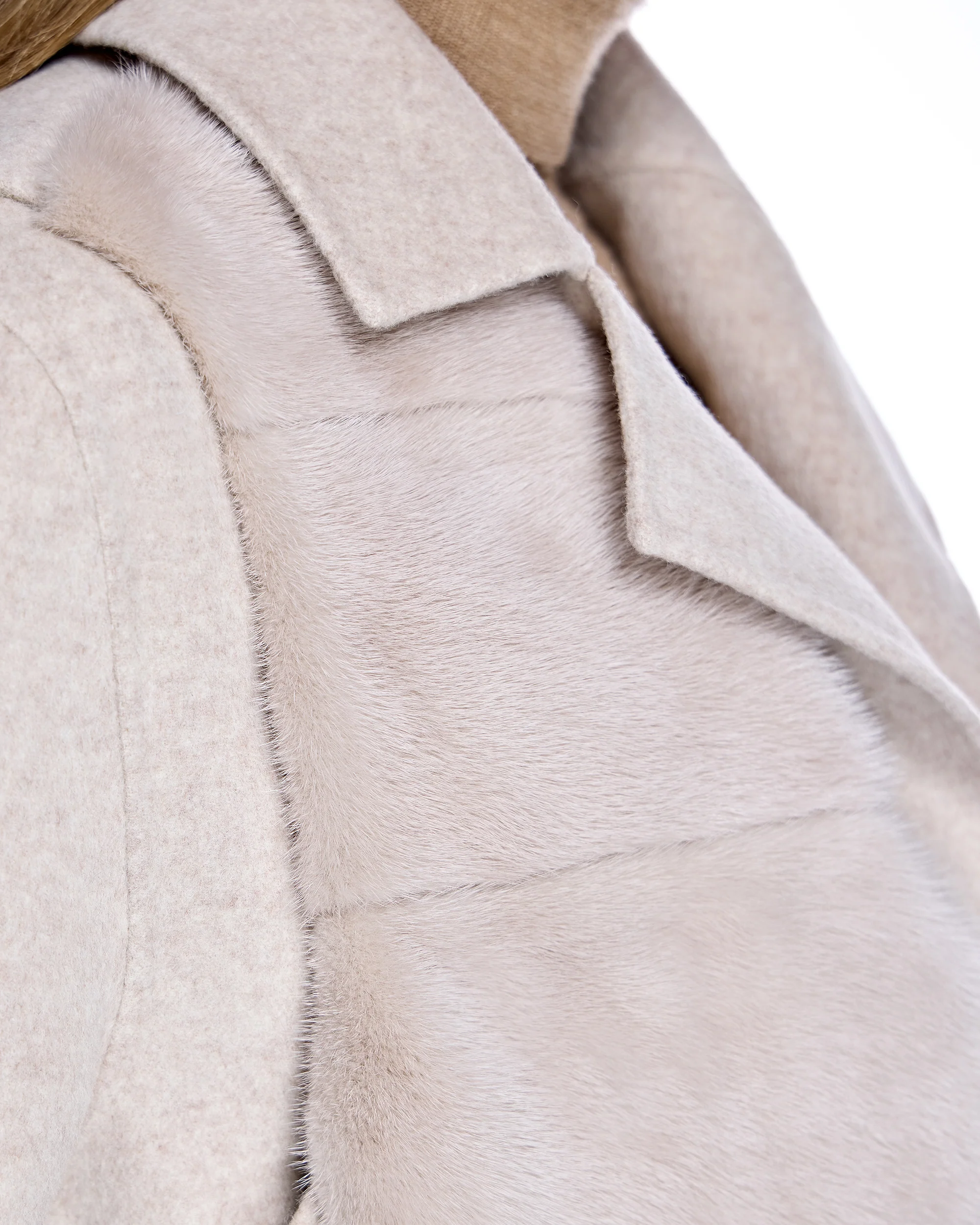 Maximilian Wool Jacket with Mink Vest - Image 6