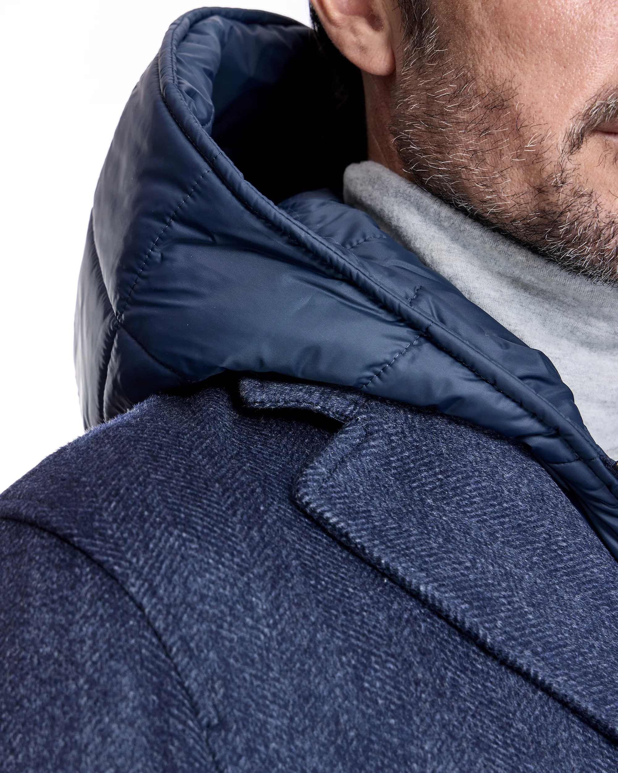 Men's Hooded Wool Jacket - Image 5