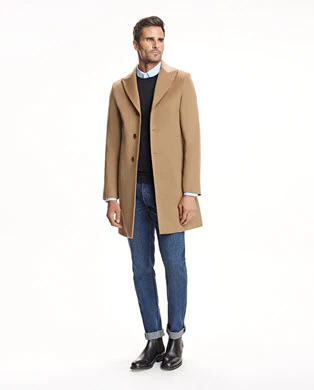 Men's Loro Piana® Wool Coat - Image 4