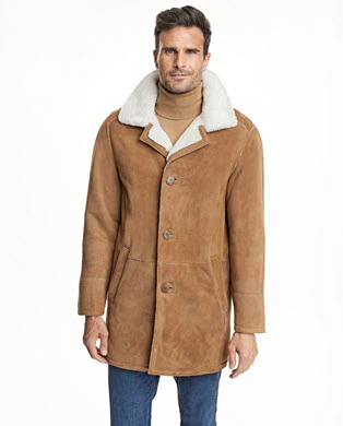 Men's Shearling Coat - Image 5