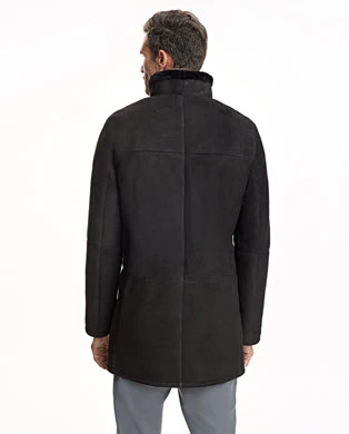 Men's Shearling Coat - Image 3