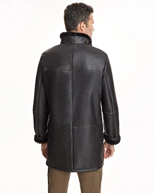 Men's Shearling Coat - Image 7