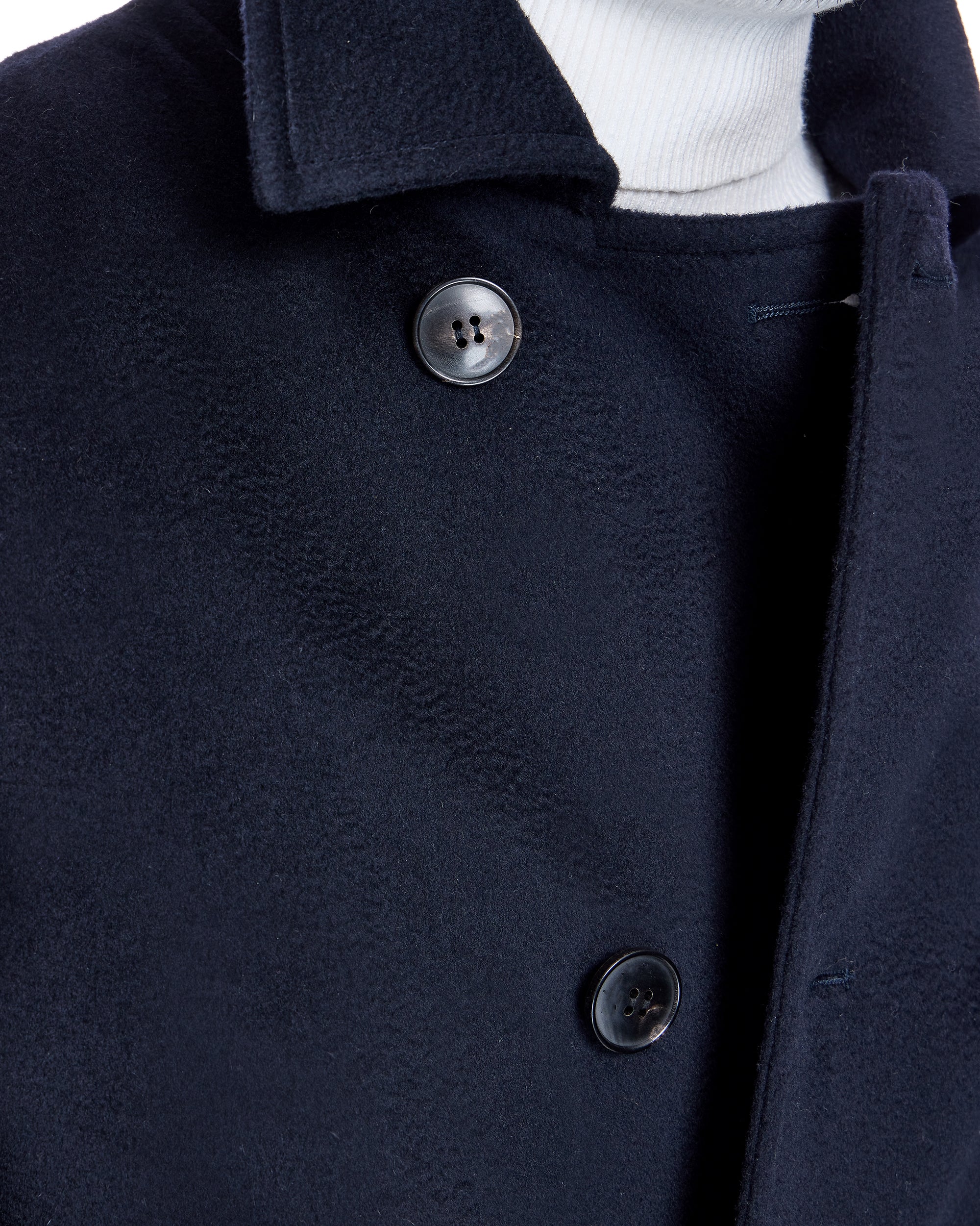 Men's Wool Quilted Lined Peacoat - Image 4