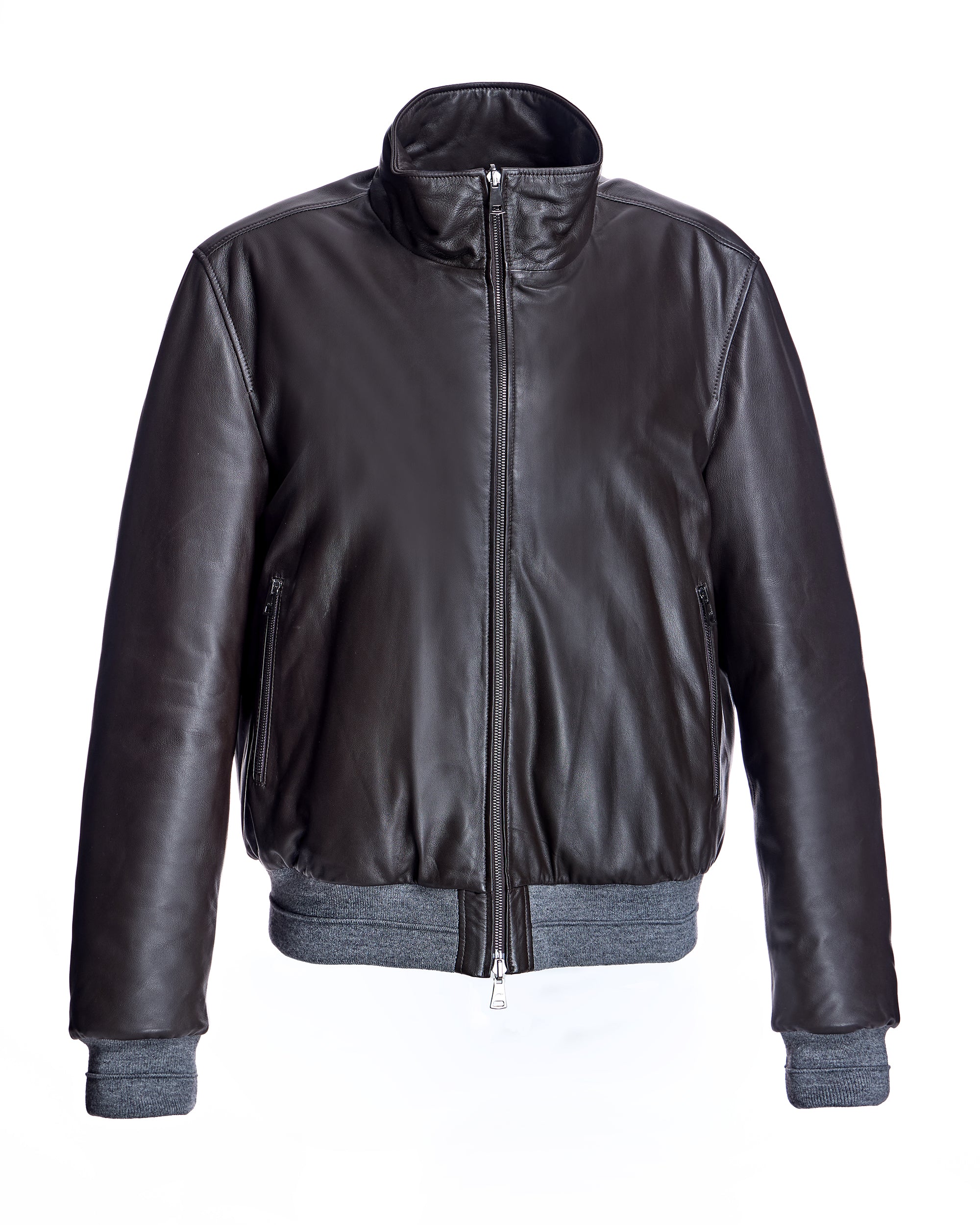 Reversible Men's Leather Jacket - Image 5