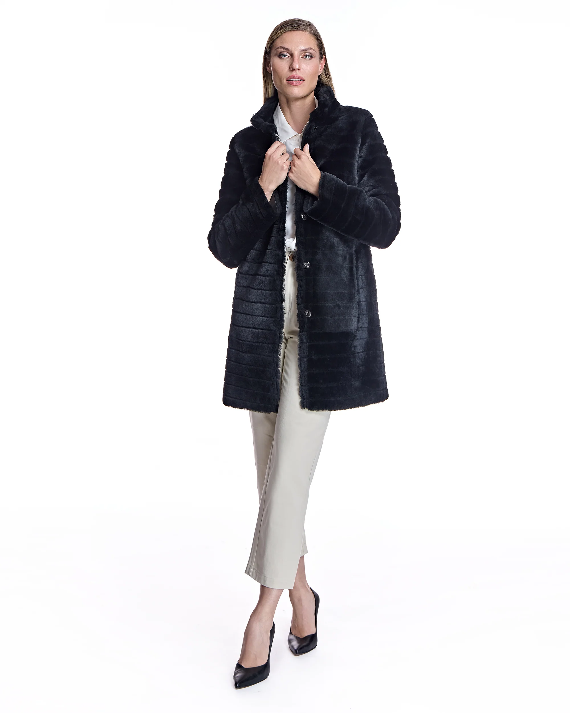 Reversible Shearling Jacket - Image 10