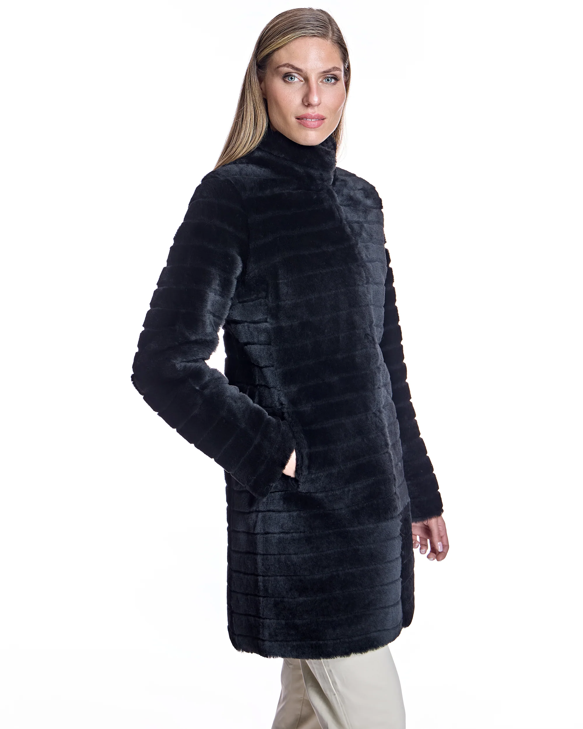 Reversible Shearling Jacket - Image 17