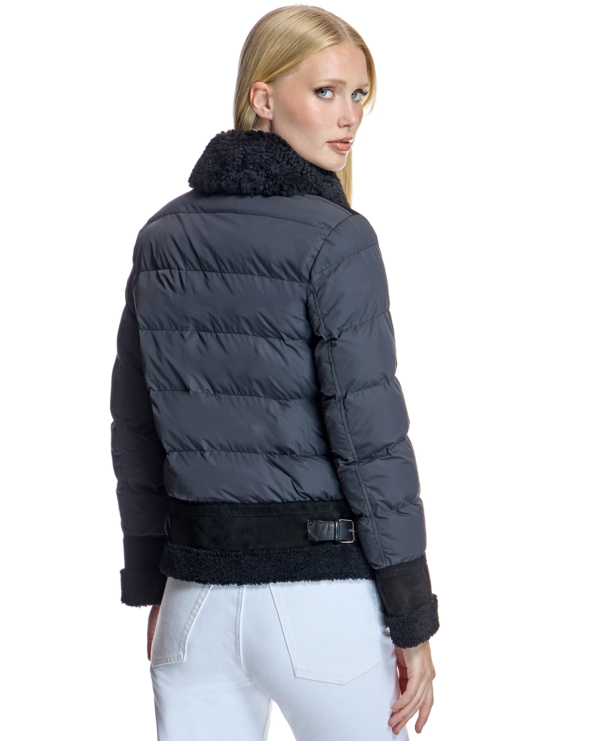 Shearling and Puffer Jacket-Maximilian - Image 3