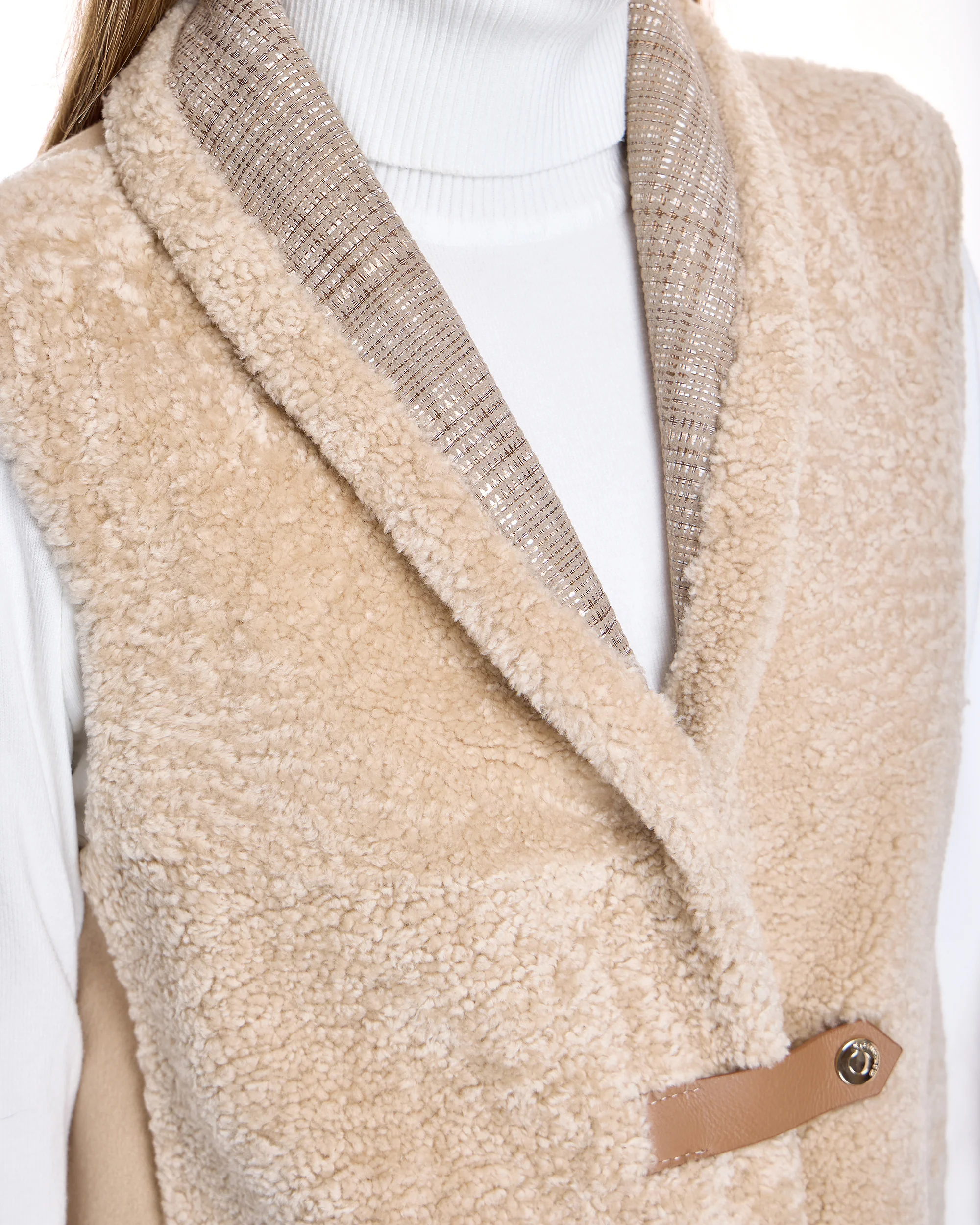 Shearling Lamb Vest - Image 5