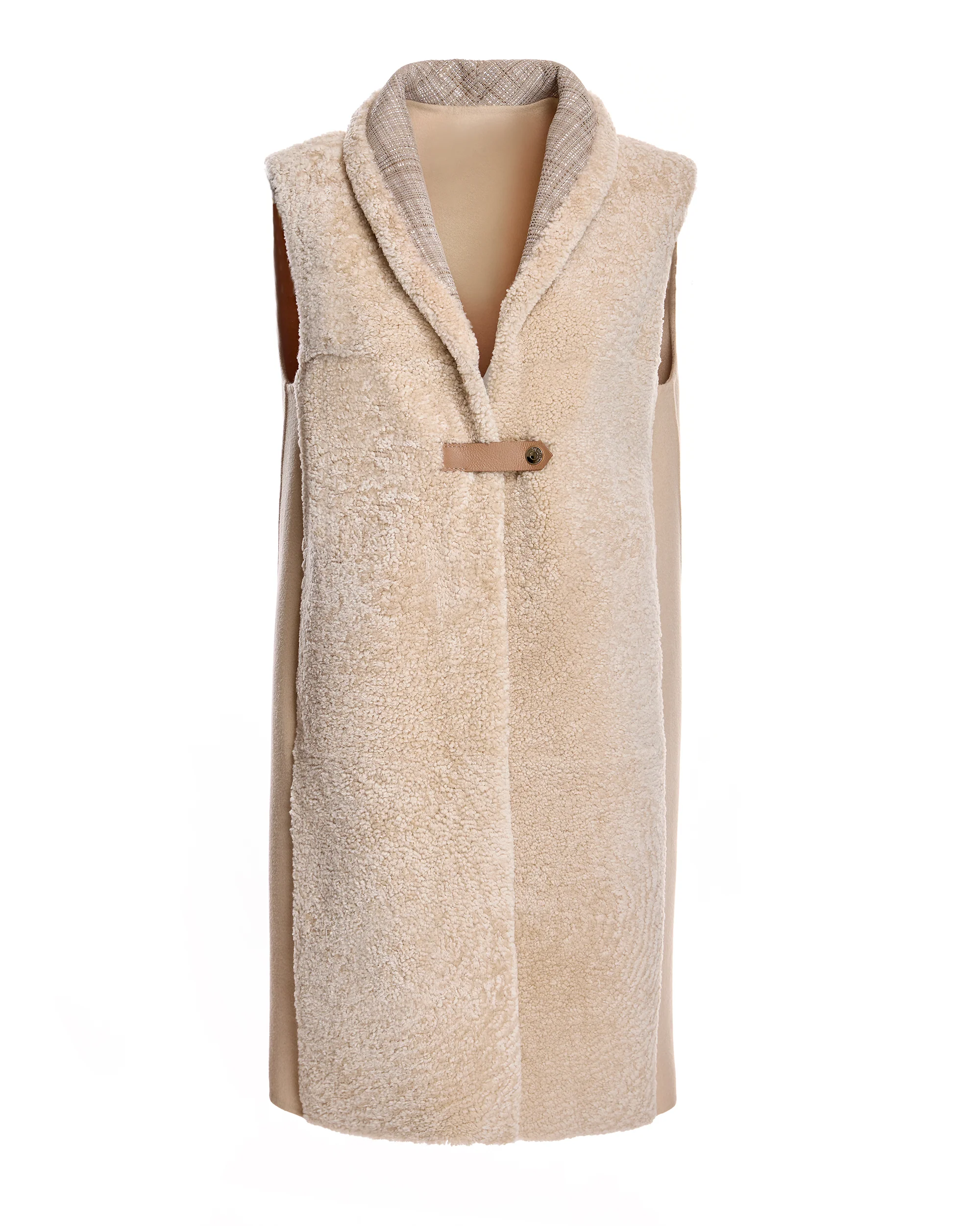 Shearling Lamb Vest - Image 6