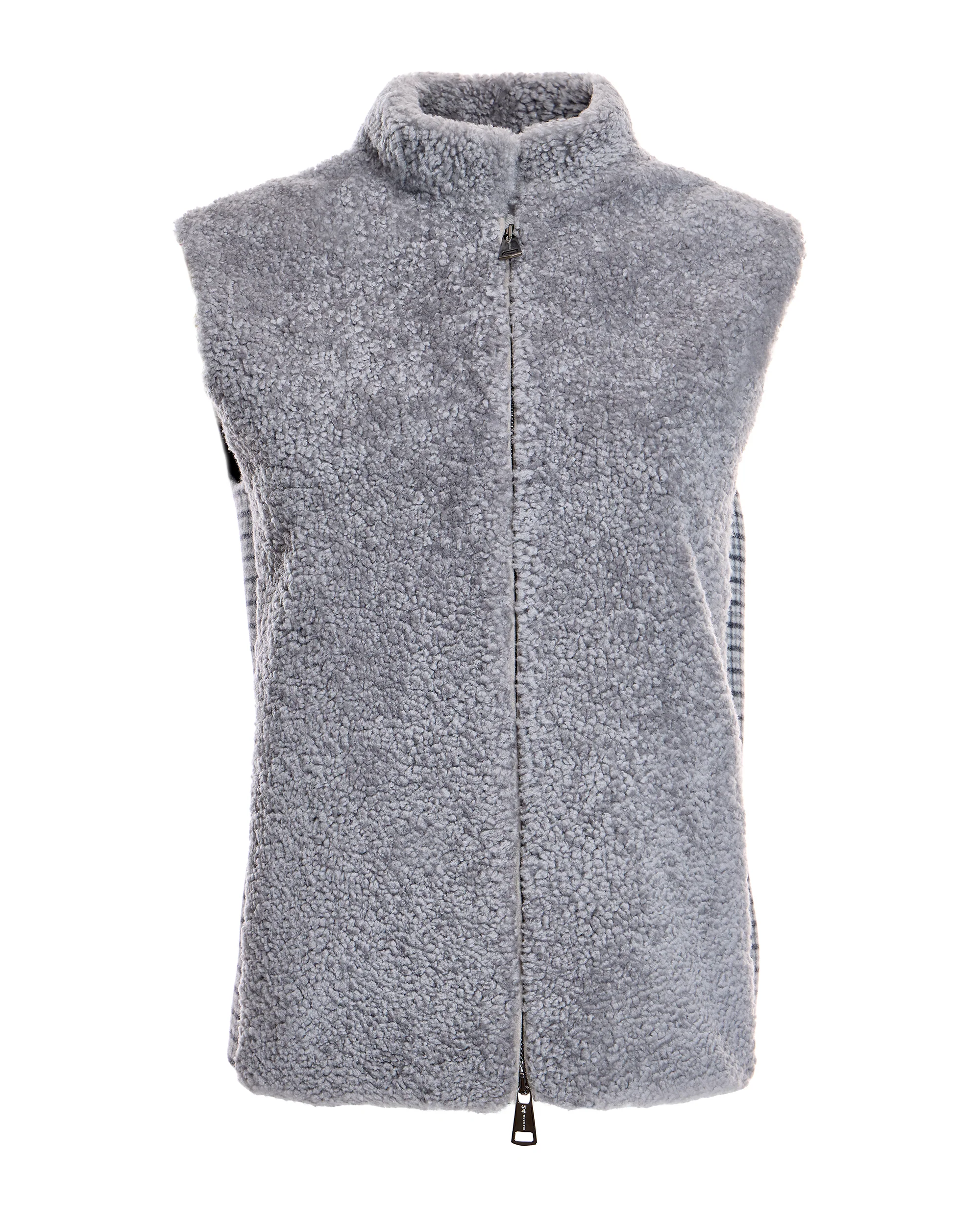 Shearling Lamb Vest-Maximilian - Image 5
