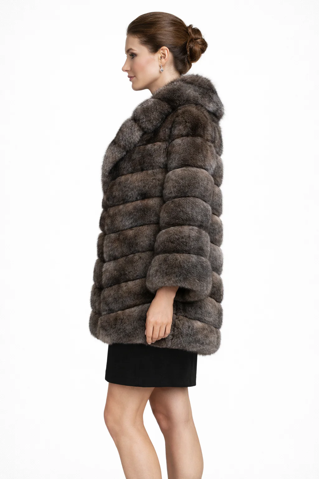 Tip-Dyed Barguzin Russian Sable Notch Jacket -31" - Image 3